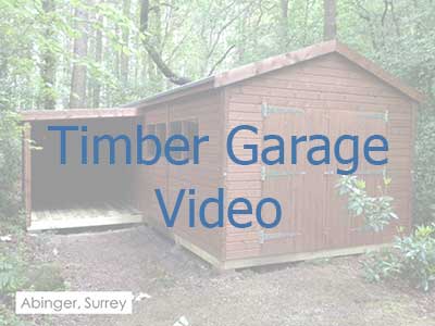 Click on the image to be taken to a video on timber garages