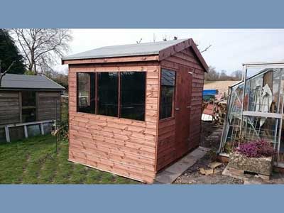 picture of a garden shed in Shottesbrooke, Berkshire 